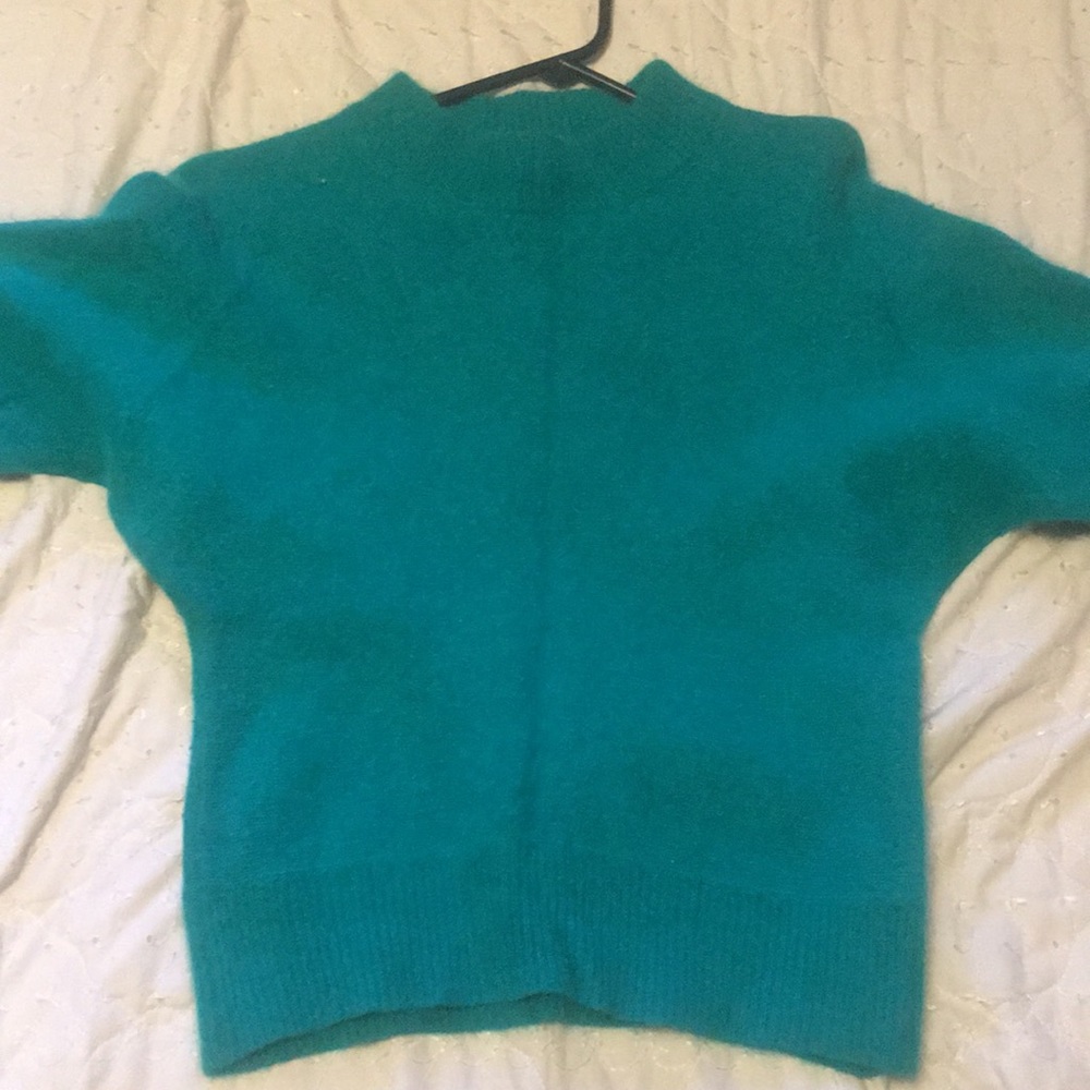 Casual Corner angora & lambswool sweater